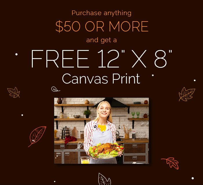 Buy now and receive a free gift for Thanksgiving!