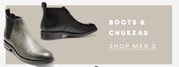 BOOTS & CHUKKAS | SHOP MEN'S