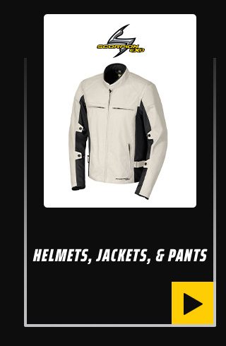 Scropion Helmets, Jackets, & Pants