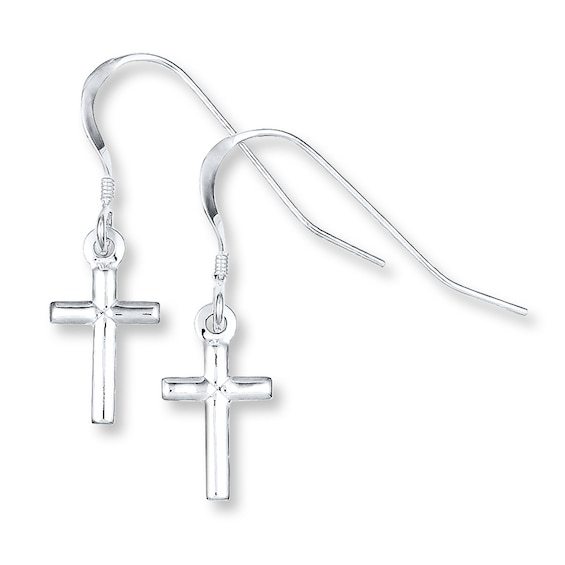 Kay Cross Earrings Sterling Silver