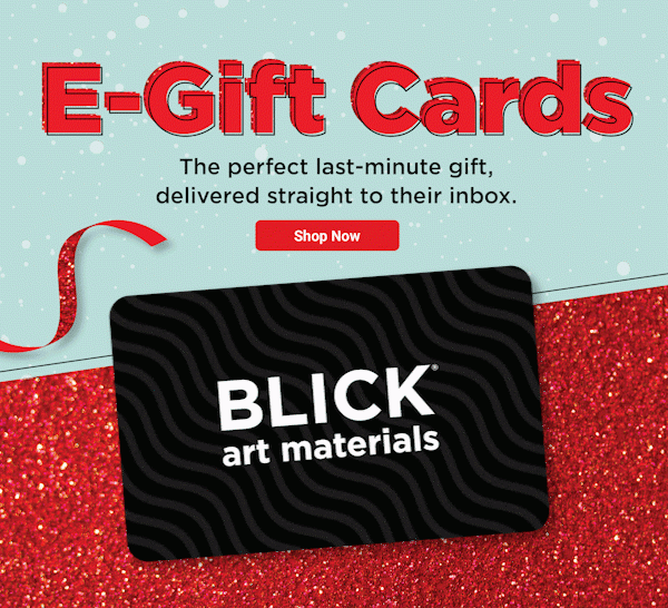E-Gift Cards - The perfect last-minute gift, delivered straight to their inbox