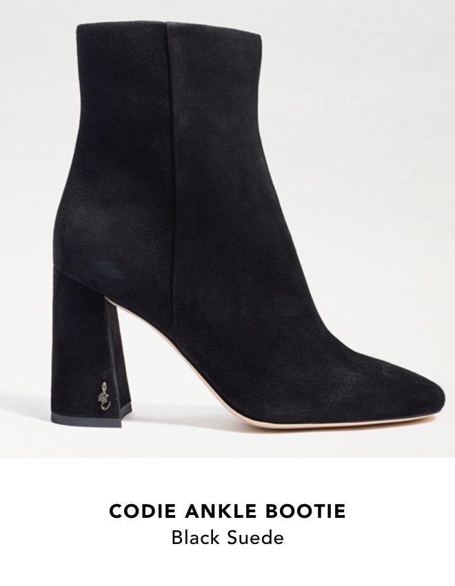 Codie Ankle Bootie (Black Suede)