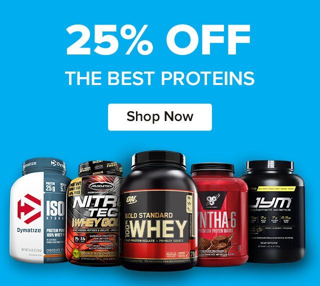 25% Off the Best Proteins