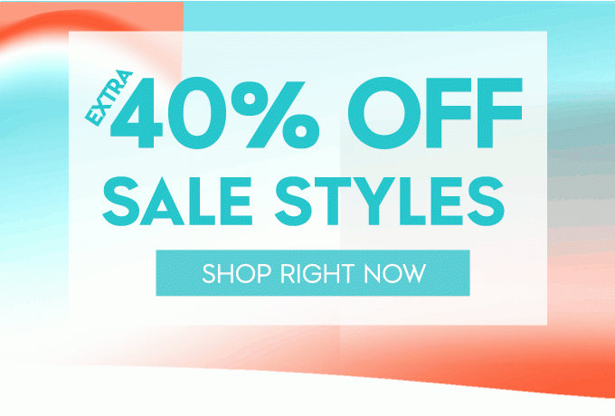 Extra 40% off sale styles. Shop Right Now