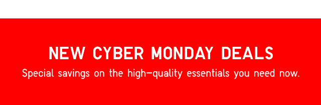 NEW CYBER MONDAY DEALS