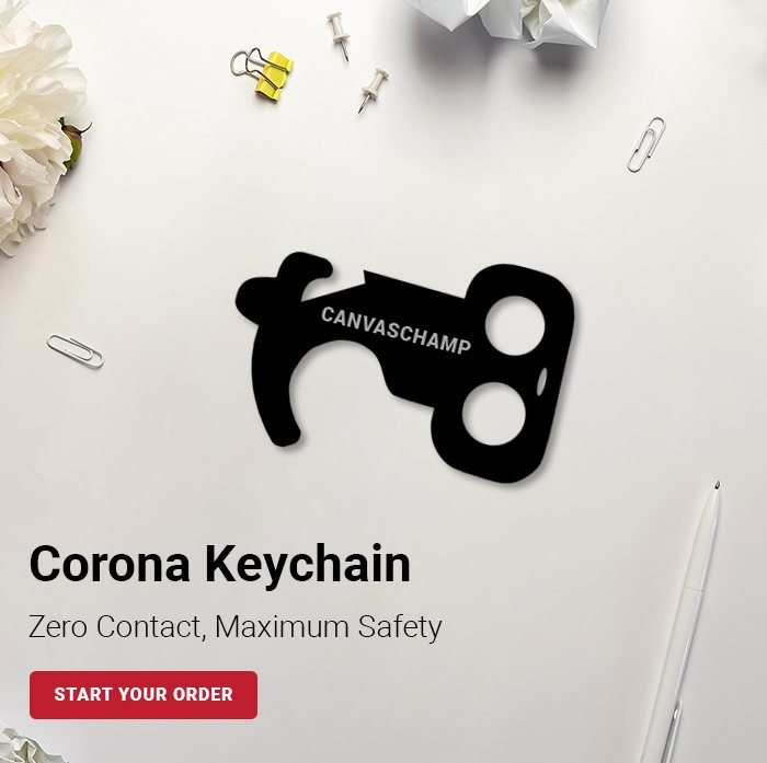 Corona Keychain