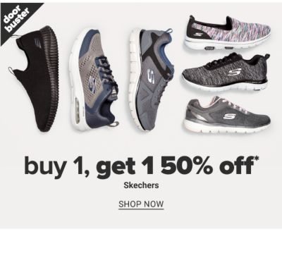 Buy 1 Get 1 50% Off Skechers - Shop Now