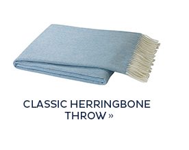 Classic Herringbone Throw