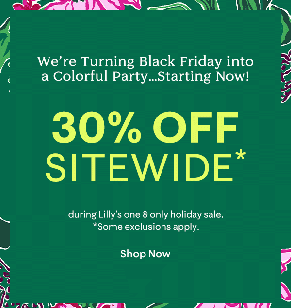 30% Off Sitewide