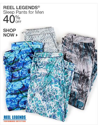 Shop 40% Off Men's Reel Legends Sleep Pants