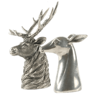 Buck and Doe Salt and Pepper Shakers