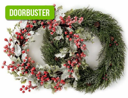 Blooming Holiday Wreaths.