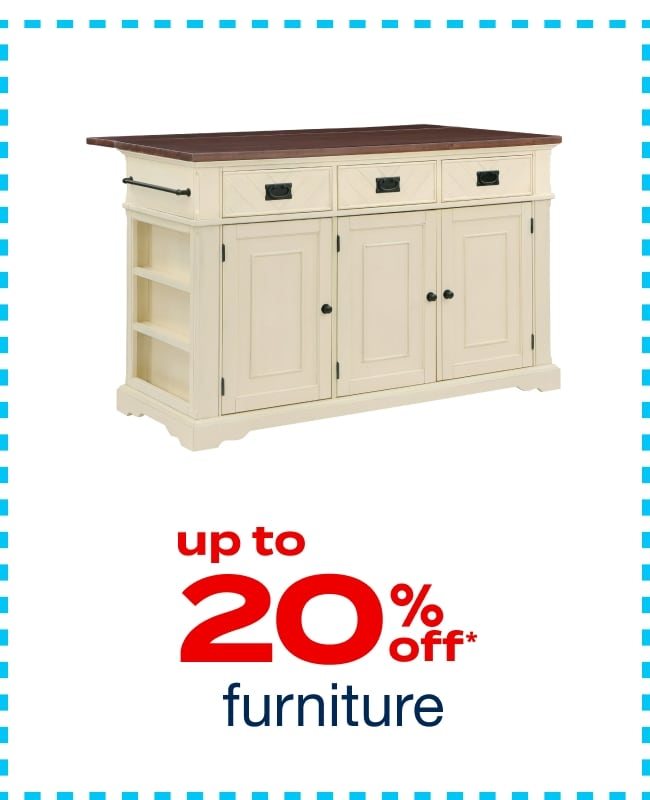 Up to 20% off Furniture 