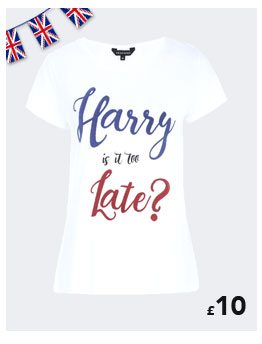 White Royal wedding tee