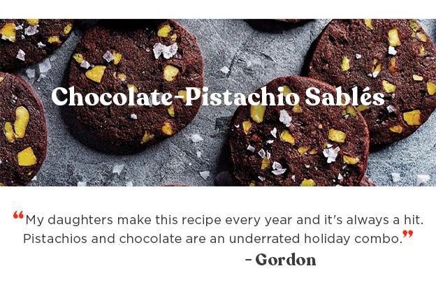 Chocolate-Pistachio Sables