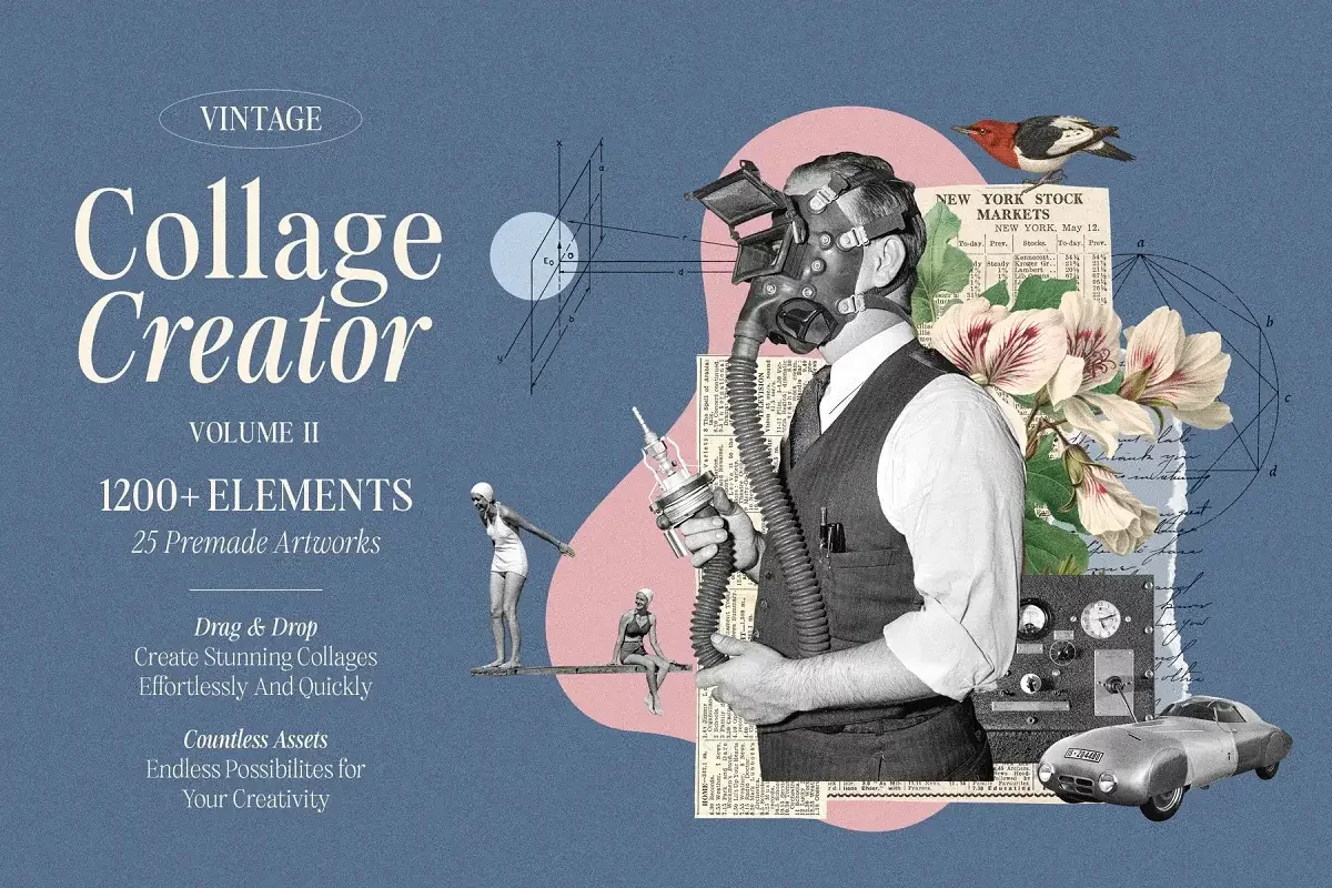 Vintage Collage Creator Vol. 2