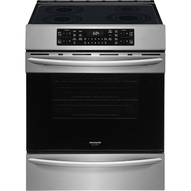 Frigidaire 30 Inch Electric Induction Range with Air Fry - 5.4 cu. ft. Stainless Steel