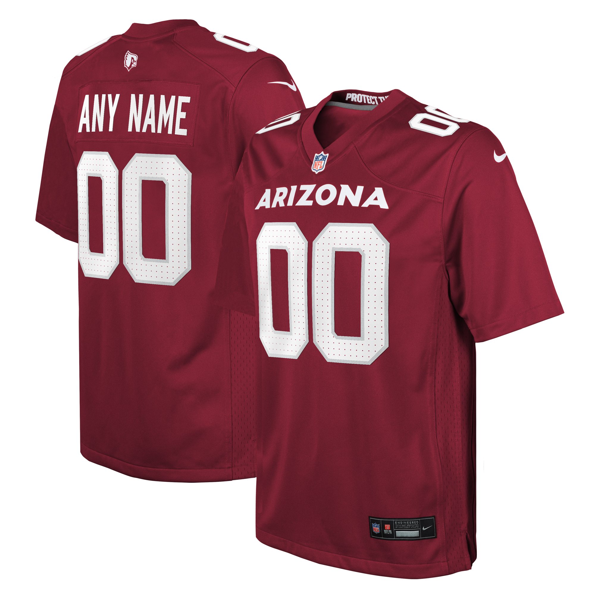 Youth Nike Cardinal Custom Game Jersey