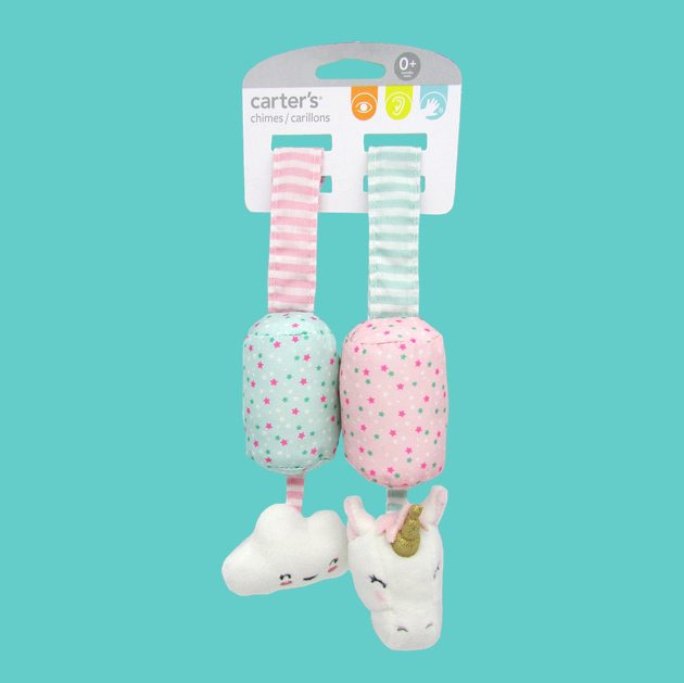 carter's® Cloud and Unicorn Plush Chime Toys