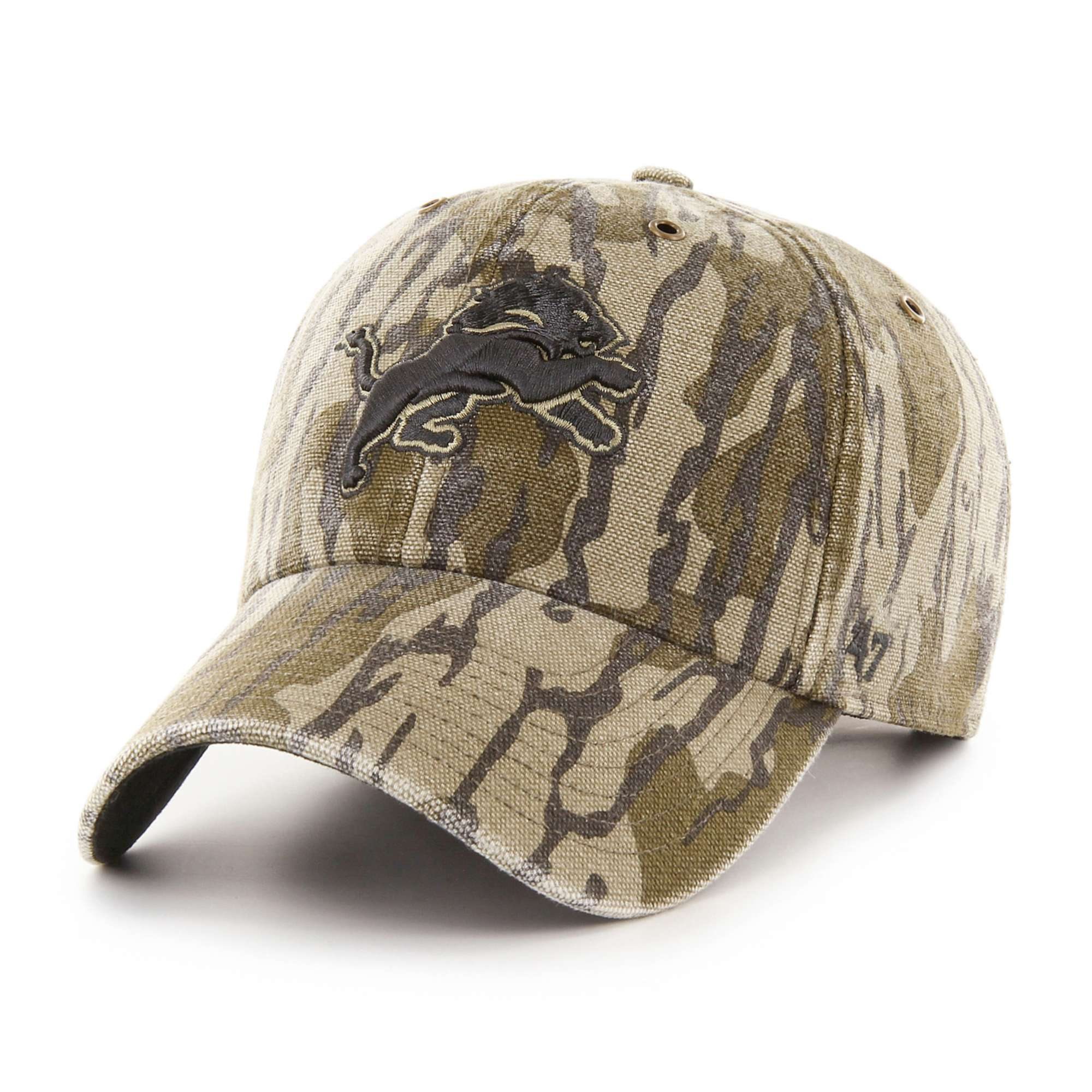 Men's New England Patriots Carhartt x '47 Mossy Oak Camo Bottomland Captain  Adjustable Hat