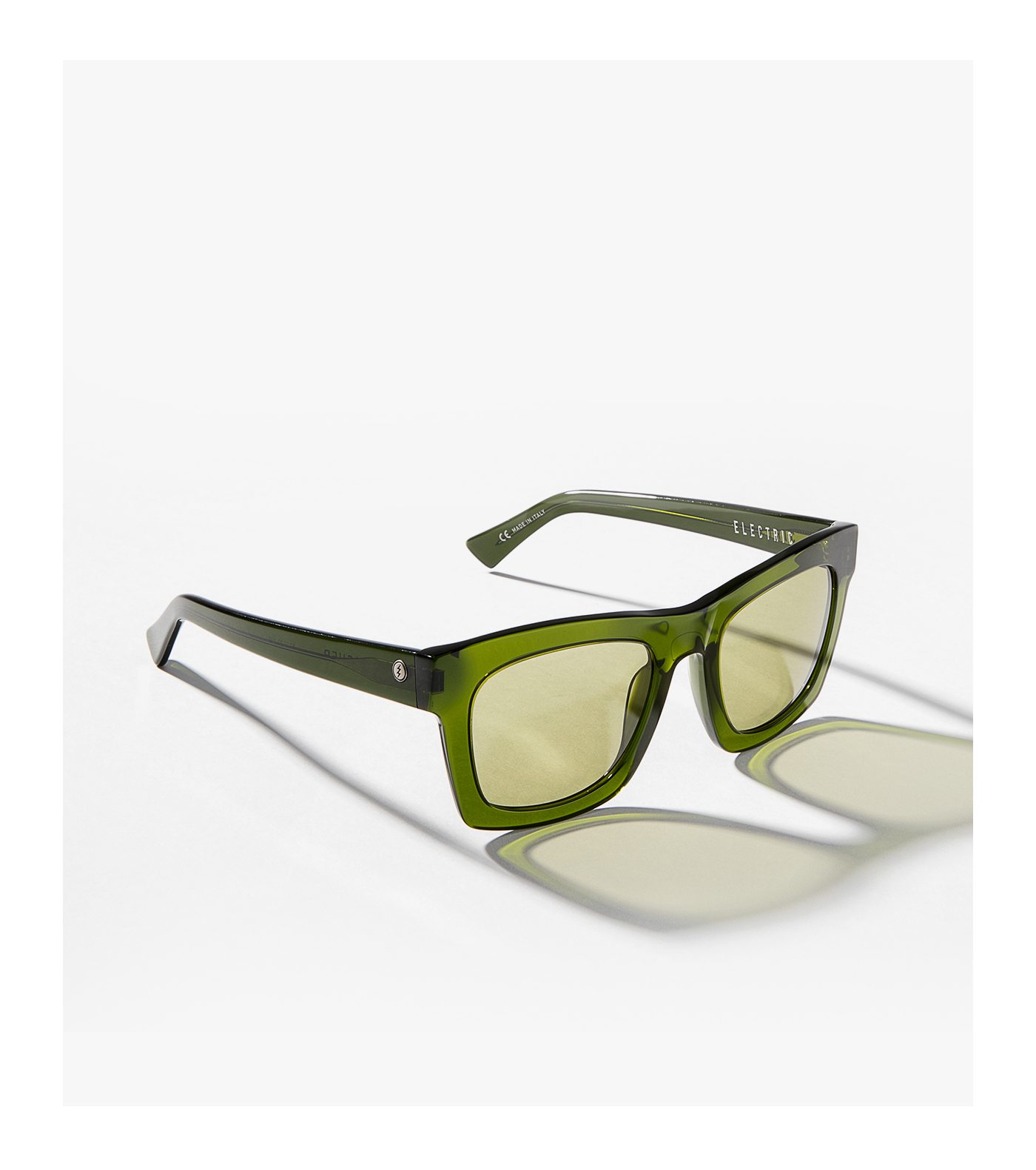 The Crasher Sunglass in Gloss Olive