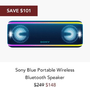 Shop Sony Black Portable Wireless Bluetooth Speaker