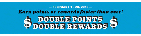 Double Points Double Rewards