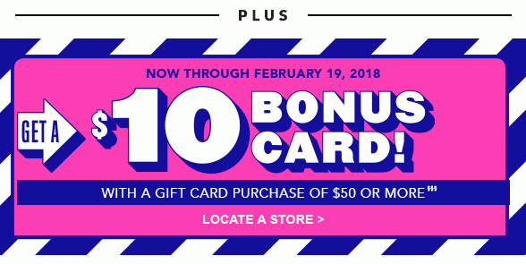 Post-Holiday Bonus Event Gift Card 