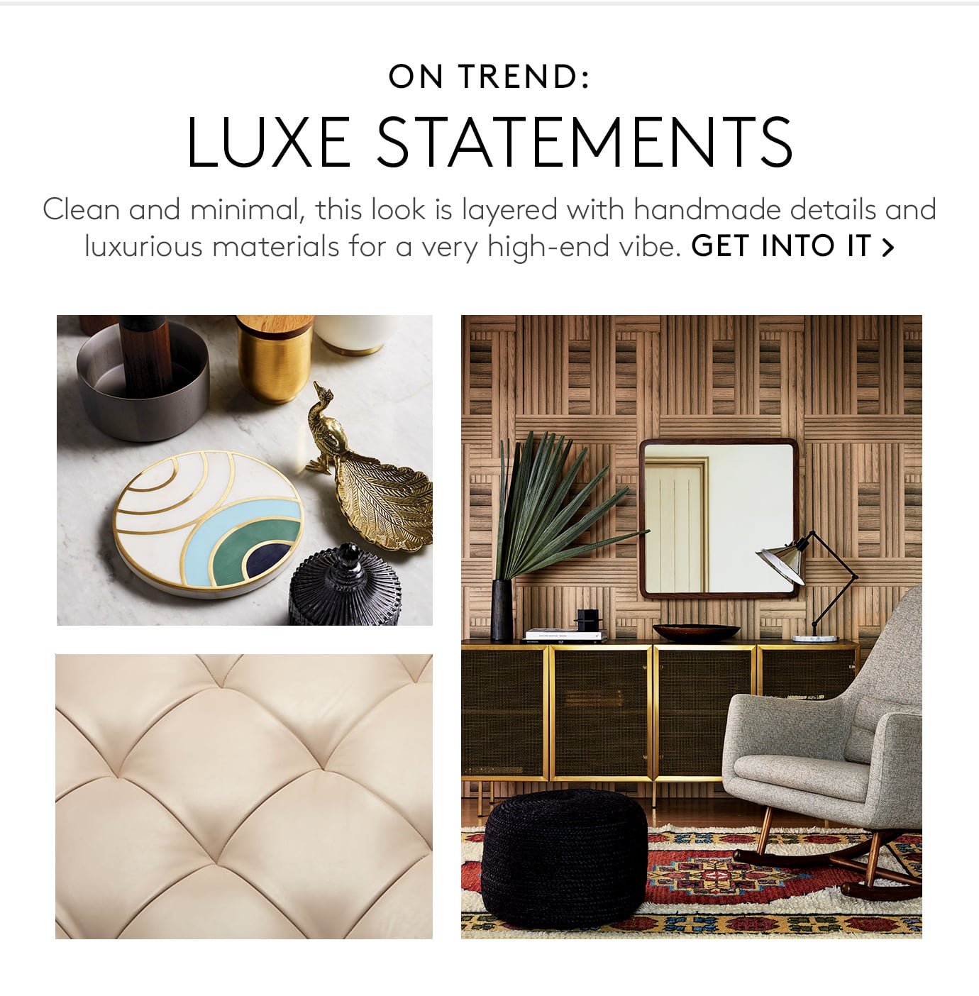 luxe statements