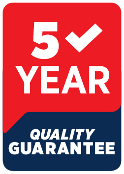 5 Year Quality Guarantee