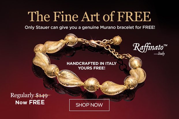 Free Murano Bracelet, Handcrafted in Italy