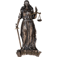 Lady Justice Wall Plaque