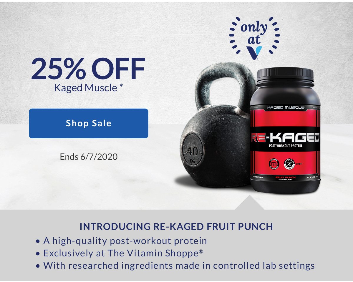 25% off Kaged Muscle