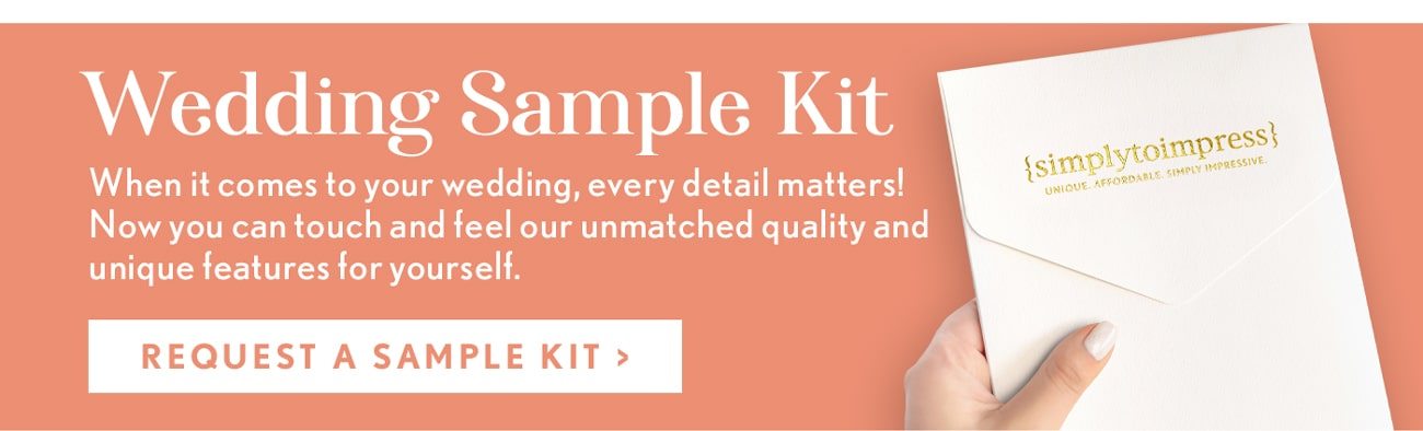 Wedding Sample Kit | Request a sample kit