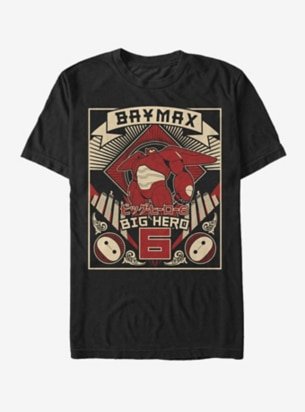 Guys Baymax Poster Tee