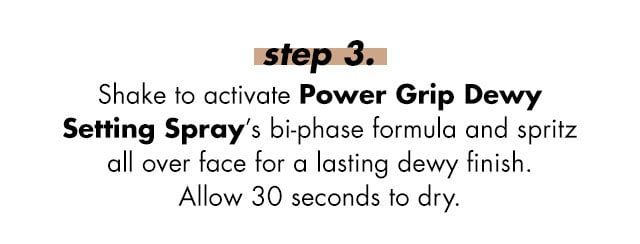 step 3, shake to activate