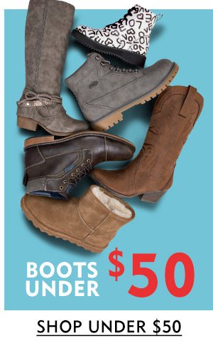 Shop Boots under $50