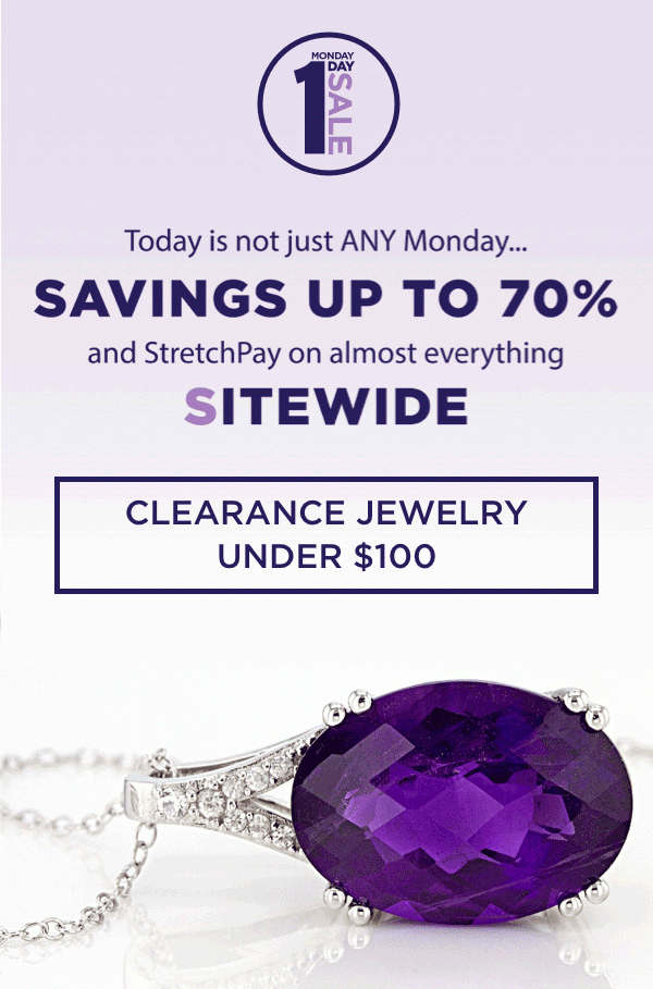 Monday one day Sale is here with up to 70% off! 