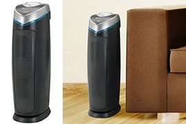 GermGuardian AC4825E 3-in-1 22 Air Purifier w/ True HEPA Filter, UV-C Sanitizer, Allergen and Odor Reduction