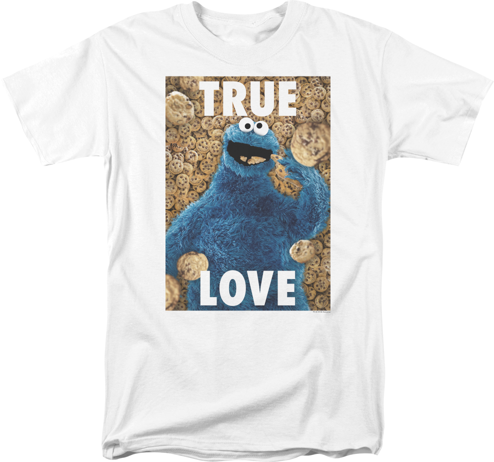 Cookie Monster True Love Sesame Street T-Shirt