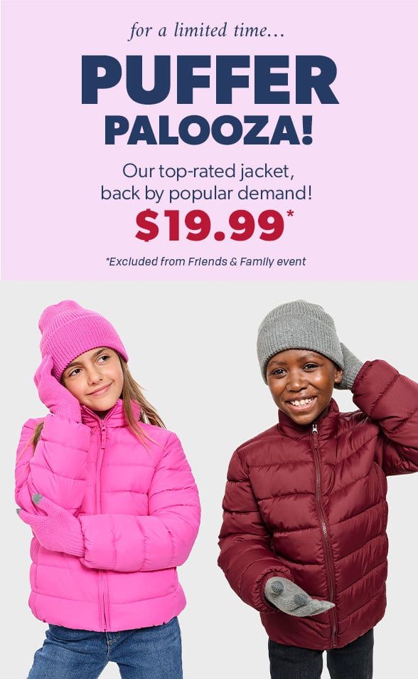 $19.99 Puffer Jackets