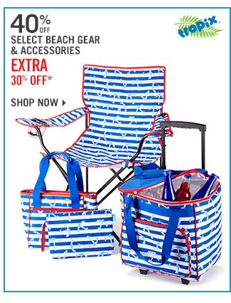 Shop 40% Off Select Beach Gear & Accessories - Extra 30% Off*