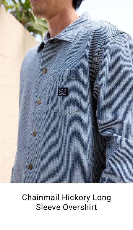 Chainmail Hickory Long Sleeve Overshirt