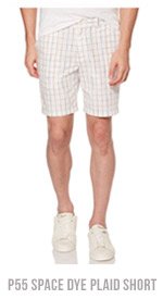 P55 SPACE DYE PLAID SHORT