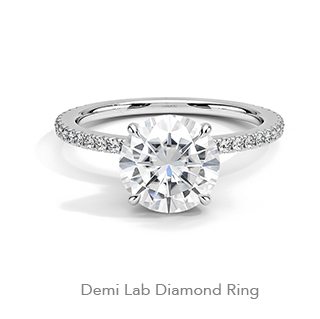 Demi Lab Diamond Ring