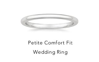 Petite Comfort Fit Wedding Ring