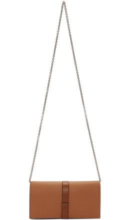 Loewe - Tan Chain Wallet Bag