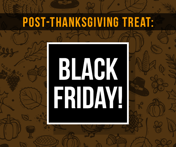 Post-Thanksgiving Treat: Black Friday!