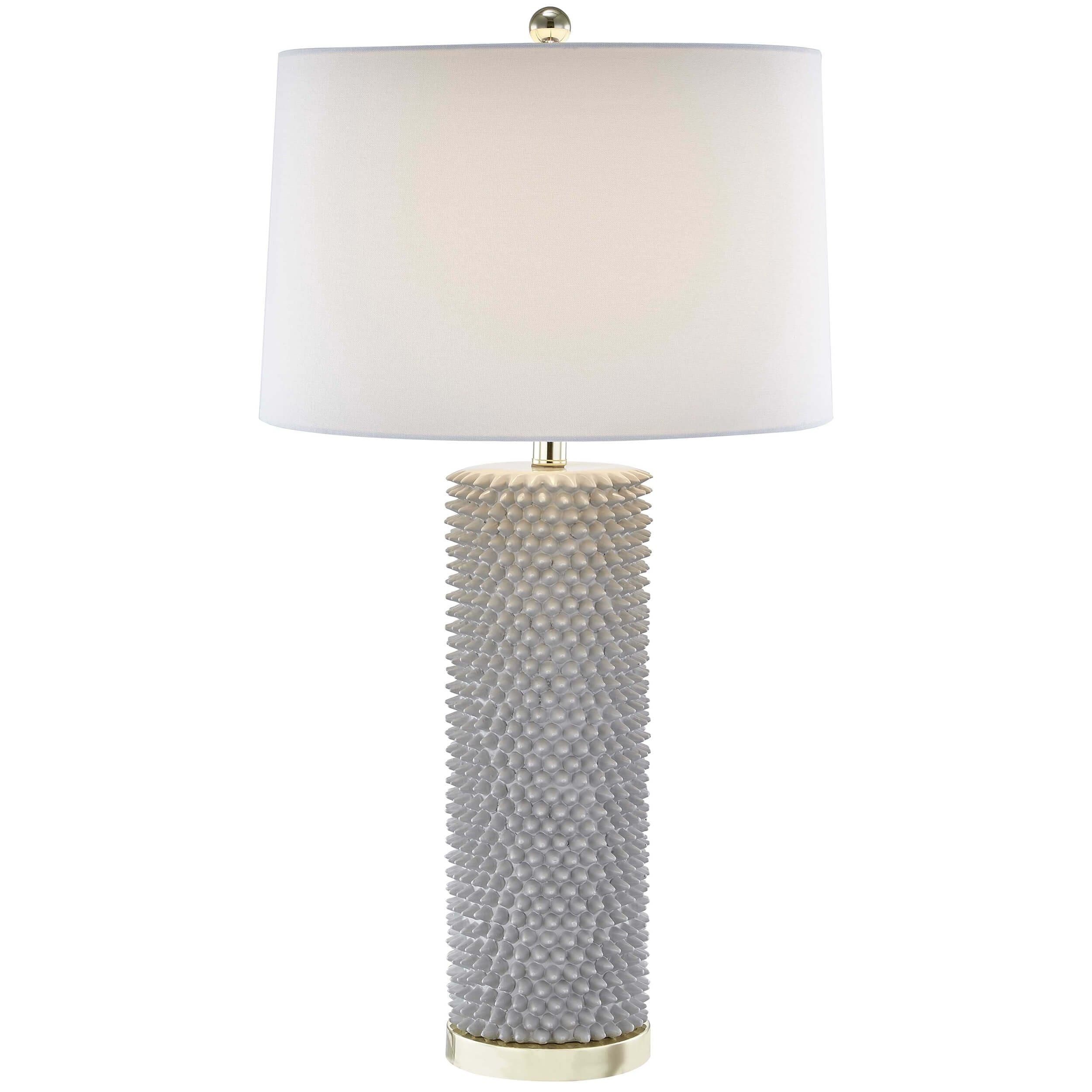 Image of Spiked Table Lamp, Gray