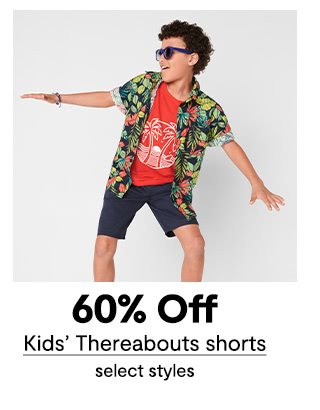 60% Off Kids' Thereabouts shorts, select styles